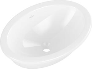 Villeroy & Boch Loop&Friends - Lavabo da incasso, 485x325 mm, con sfioratore, bianco alpino 4A540001