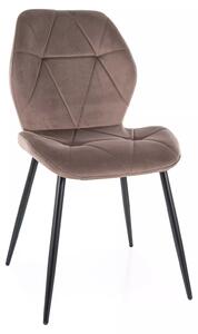 Sedia Rick Velvet cappuccino – 48x41x86 cm