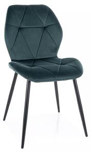 Sedia Rick Velvet verde – 48x41x86 cm