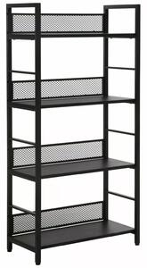 Libreria Raw R4 nera – 60x28x121 cm