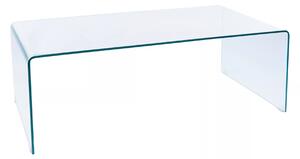Tavolino Priam A in vetro trasparente – 120x60x42 cm