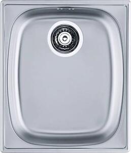 Lavello in acciaio inox ALVEUS Basic 10 FI90 satinato 380x440x0,6 mm 1082195