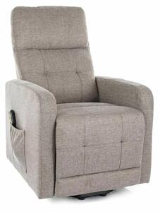Poltrona reclinabile Otus II Brego beige – 66x92–144x100 cm