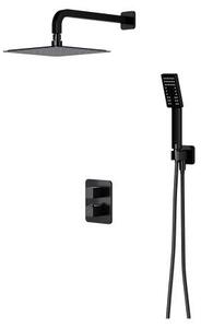 Omnires PARMA SYSPM11GR Set doccia da incasso con miscelatore termostatico, grafite