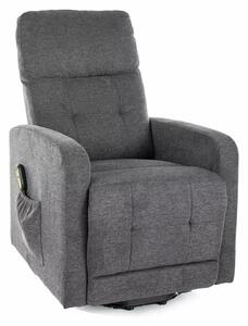 Poltrona reclinabile Otus II Brego grigio scuro – 66x92–144x100 cm