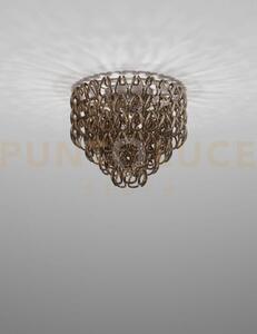 Minigiogali lampadario a soffitto 50 cristallo bronzo montatura cro