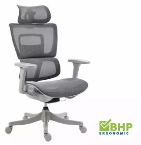 Sedia da ufficio Winner ergonomica grigia – 64x51x114 cm