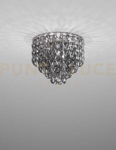 Minigiogali lampadario a soffitto 50 cristallo nickel nero montatur