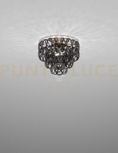Minigiogali lampadario a soffitto 40 nero montatura bronzo opaco 2 
