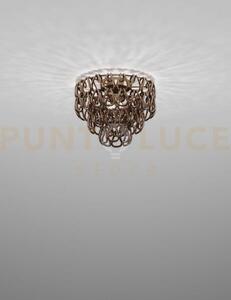 Minigiogali lampadario a soffitto 40 cristallo bronzo montatura bro