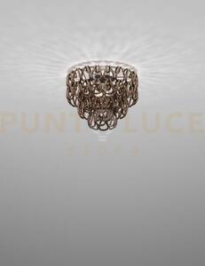 Minigiogali lampadario a soffitto 40 cristallo bronzo montatura cro
