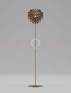 Minigiogali lampada da terra cristallo bronzo montatura bronzo opac