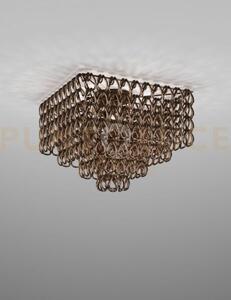 Minigiogali lampadario a soffitto 65q cristallo bronzo montatura br