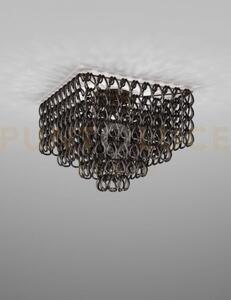 Minigiogali lampadario a soffitto 65q nero montatura bronzo opaco 4