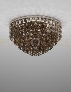 Minigiogali lampadario a soffitto 80 cristallo bronzo montatura bro