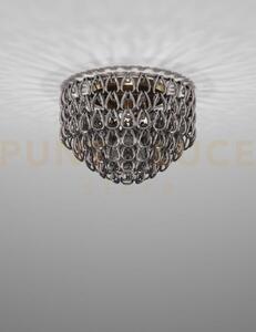 Minigiogali lampadario a soffitto 60 cristallo nickel nero montatur