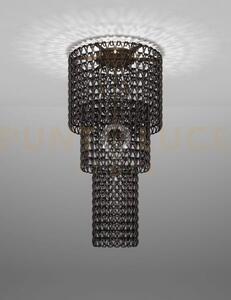 Minigiogali lampadario a soffitto ca3 nero montatura bronzo opaco 7