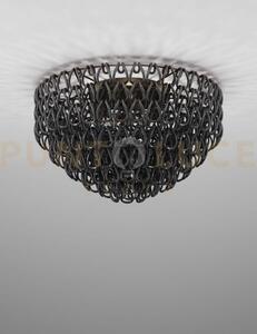 Minigiogali lampadario a soffitto 80 nero montatura bronzo opaco 5 