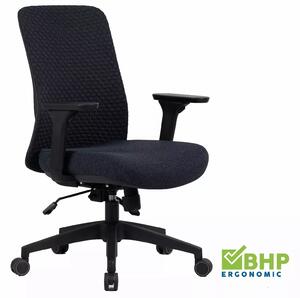 Sedia da ufficio Q-744 nera – 62x50x101 cm