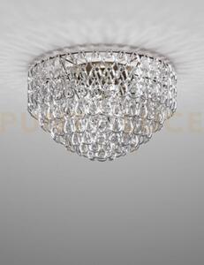 Minigiogali lampadario a soffitto 80 cristallo argento montatura br