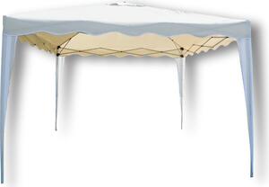 Gazebo richiudibile con tessuto oxford bianco 3x3 mt