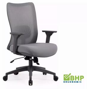Sedia da ufficio Q-724 grigia – 62x49x105 cm