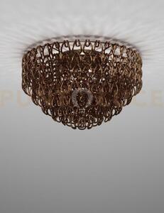 Minigiogali lampadario a soffitto 80 cristallo rame montatura bronz