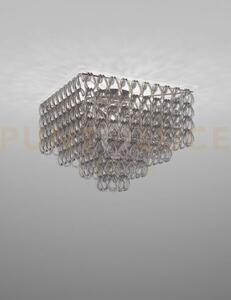 Minigiogali lampadario a soffitto 65q cristallo fume' montatura cro