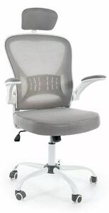 Sedia da ufficio Q-639 grigio e bianco – 64x43x113 cm