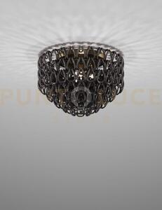 Minigiogali lampadario a soffitto 60 nero montatura bronzo opaco 4 