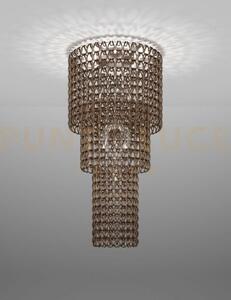 Minigiogali lampadario a soffitto ca3 cristallo bronzo montatura cr