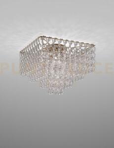 Minigiogali lampadario a soffitto 65q cristallo trasparente montatu