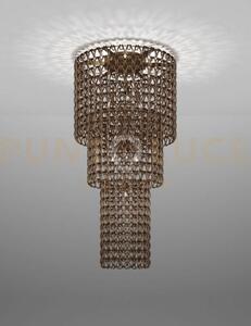 Minigiogali lampadario a soffitto ca3 cristallo bronzo montatura br
