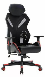 Sedia da ufficio Revolt nera e rossa – 67x51x120 cm