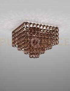 Minigiogali lampadario a soffitto 65q cristallo rame montatura bron