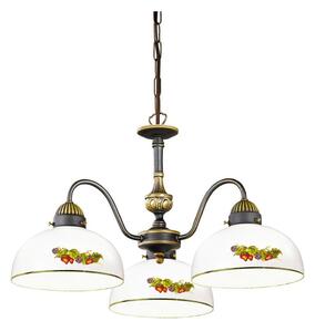 Kolarz 731.83.121 - Lampadario a sospensione con catena NONNA 3xE27/75W/230V uva/fragole