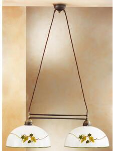 Kolarz 731.82.137 - Lampadario a sospensione con filo NONNA 2xE27/75W/230V uva