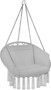 Tectake® poltrona sospesa Grazia 80 x 72 x 125 cm