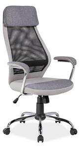 Sedia da ufficio Q-336 grigia – 65x50x117 cm