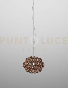 Minigiogali sospensione 35 cristallo rame montatura cromo lucido 1 