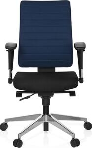 Sedia da ufficio, girevole, PRO-TEC 350 Nero / Blu
