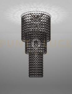 Minigiogali lampadario a soffitto ca3 nero montatura cromo lucido 7
