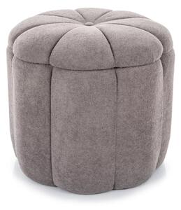 Pouf Tup grigio con contenitore – Ø45×40 cm