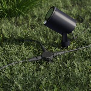 STEINEL Faretto LED Garden SC, sensore, antracite, IP65, RBWW dimmerabile, Nero, Alluminio, Moderno