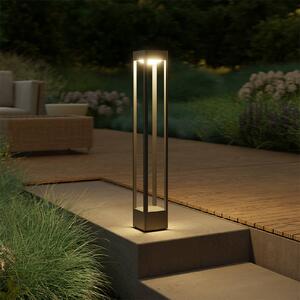 STEINEL Lampioncino da giardino Stela C860, dimmerabile, Nero, Alluminio, Moderno, Lampada LED da esterni