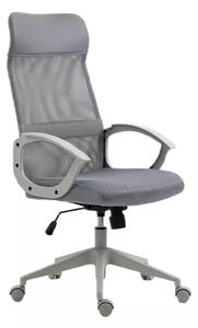 Sedia da ufficio Q-026 grigia – 59x50x107 cm