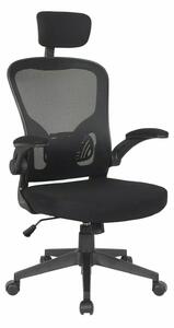Sedia da ufficio Q-060 nera – 66x60x116 cm