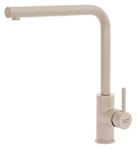 Plados Rubinetto Cucina Miscelatore Monocomando con Canna Girevole finitura Ultragranit colore UG 94 Avena - EASY