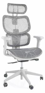 Sedia da ufficio Devon in rete grigia – 68x50x119 cm
