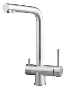 Plados Rubinetto Cucina Miscelatore Monocomando con Canna Girevole colore Cromo - FLO55